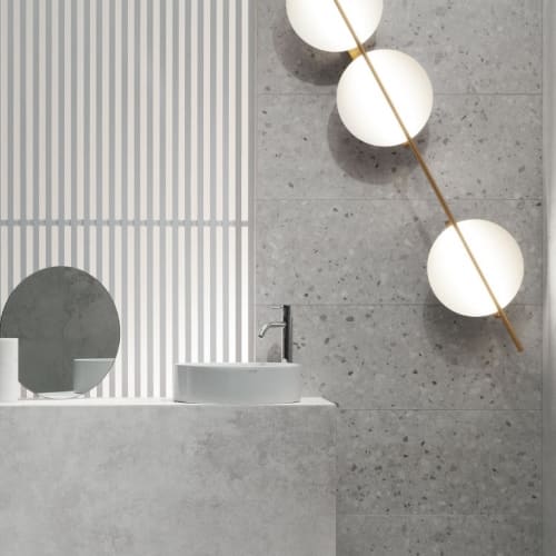 瑪琪亞水磨石磁磚-灰白