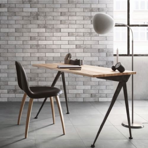 伯明罕復古文化磚-煙白