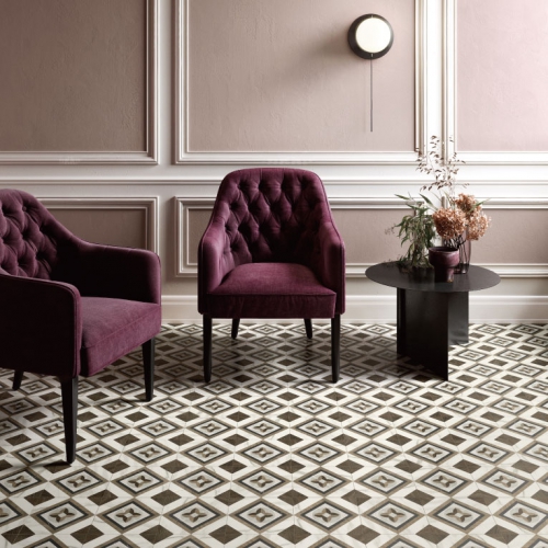 奈爾斯鏤雕木紋花磚