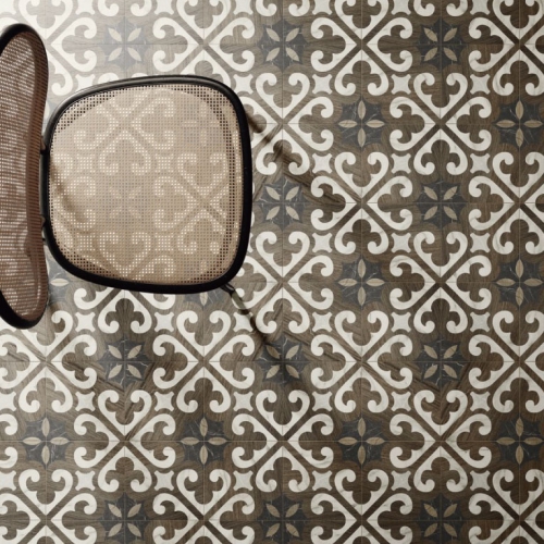 奈爾斯鏤雕木紋花磚