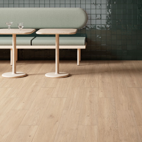 奧克蘭白橡木紋磚-暖棕