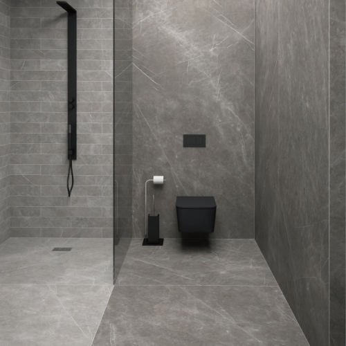 愛馬仕灰大理石磁磚-深灰