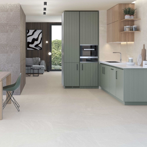 庫薩莫石紋磚-礫岩白