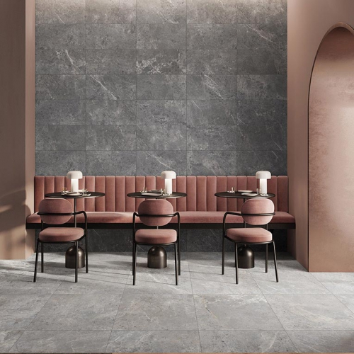 博斯科石紋磚-稜岩黑