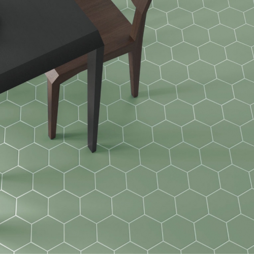 格琳娜六角純色磚