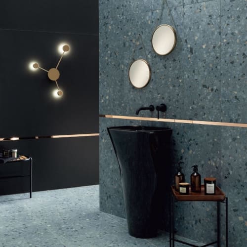 瑪琪亞水磨石磁磚-湖水藍