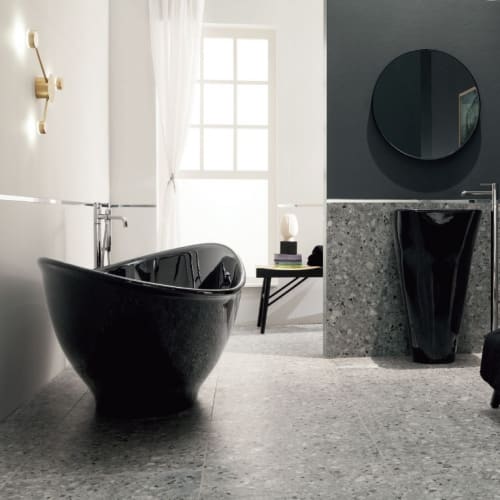 瑪琪亞水磨石磁磚-煙灰