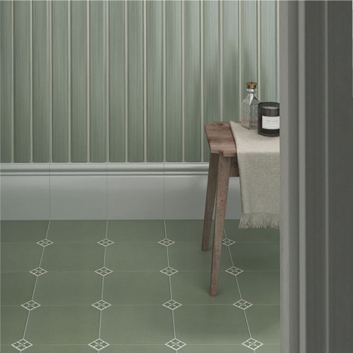 英式古典八角花磚-皇家素磚