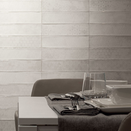 亞妮窯變地鐵磚-白花磚