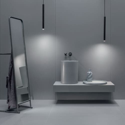 大板磚-蒙德里安純色薄板磚-天灰