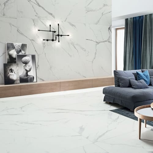 洛維薩雕刻白大理石磁磚