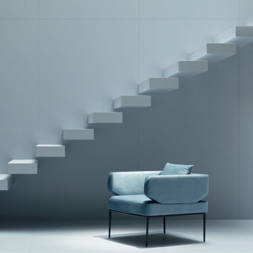 大板磚推薦-蒙德里安純色薄板磚-鬱藍