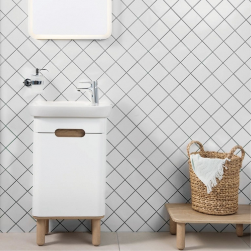 方塊馬賽克磚-伊利諾極簡白