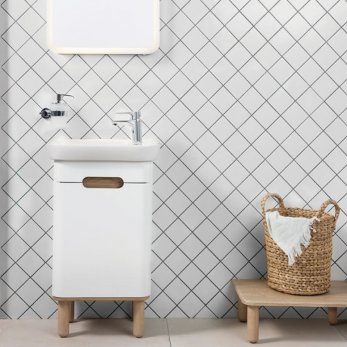 伊利諾抗菌磁磚-極簡白