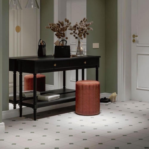 八角磚-新古典八角地磚-白綠