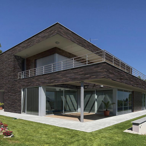 頂級外牆磚-煙燻黑