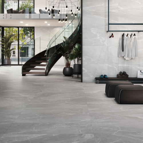 布萊頓石紋磚-柔岩灰