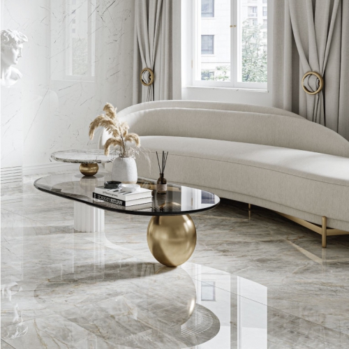 日爾曼大理石磁磚-暮雪灰