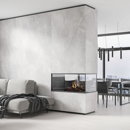 克拉科夫石紋大板磚-岩霧白