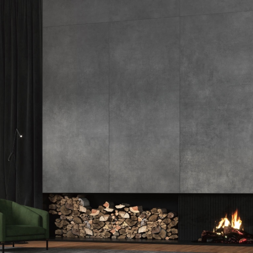 沃特清水模大板磚-墨黑-霧面