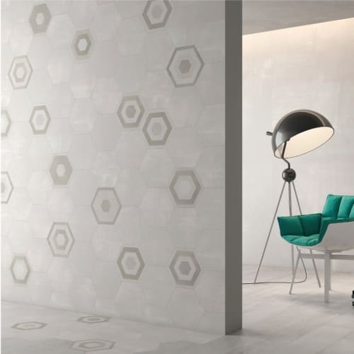 鹿特丹清水模六角磚-米花磚