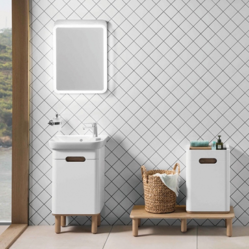 伊利諾方塊磚-極簡白