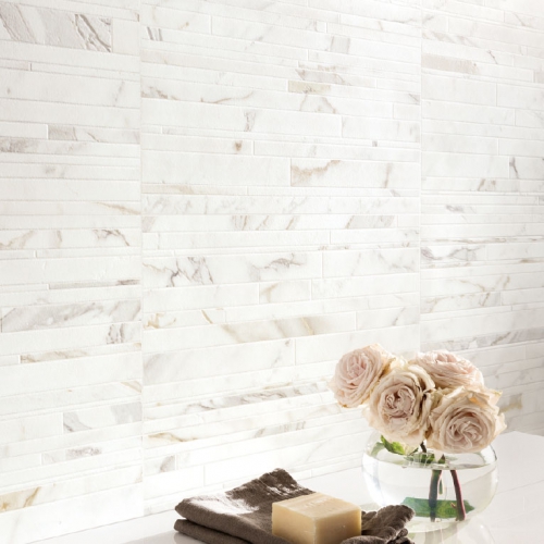 3D黃金銀狐大理石磁磚-拼接感