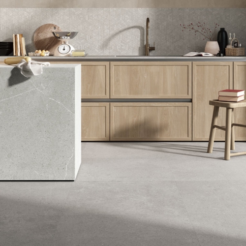 庫內奧石紋磚-銀岩灰