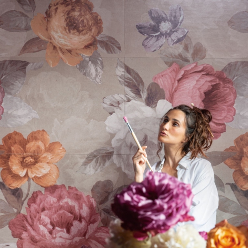 法萊拉彩繪藝術花磚