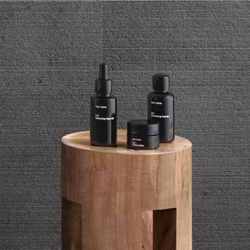 貝爾加莫石紋線條磚-砂岩黑