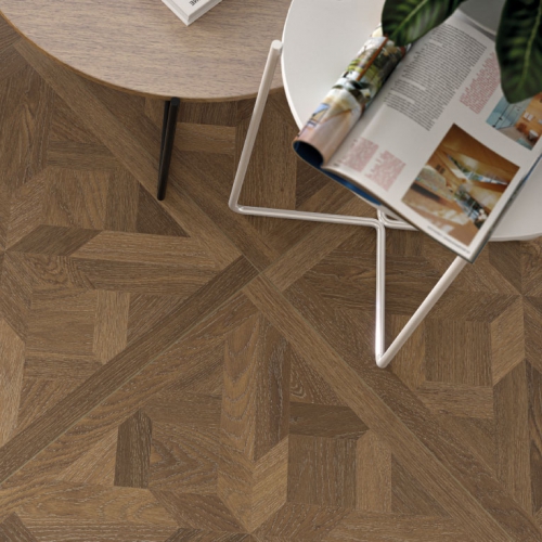 伊薩瓦拼接木紋磚-核桃棕