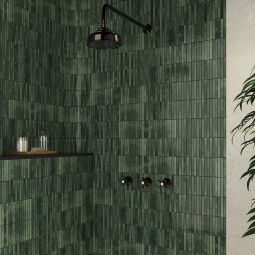 卡法蒂馬賽克磚-蔭草綠