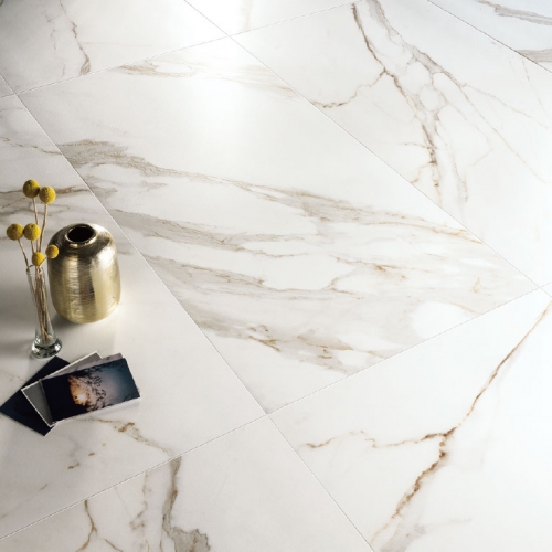 3D雪白銀狐大理石磁磚