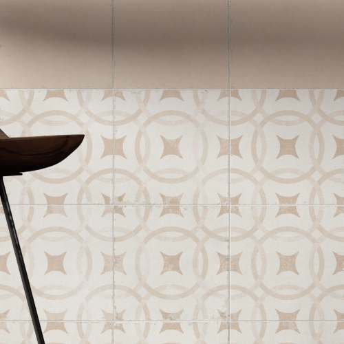 娜莉亞復古拼接淡彩花磚