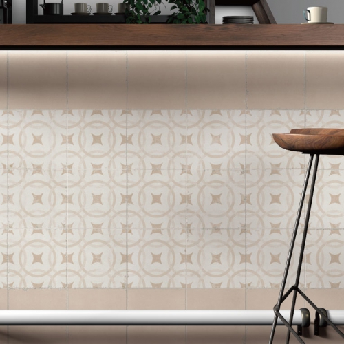 娜莉亞復古拼接淡彩花磚