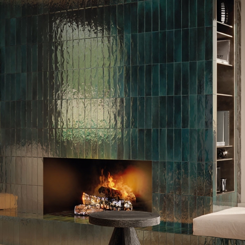 西恩納釉彩地鐵磚-潮水綠