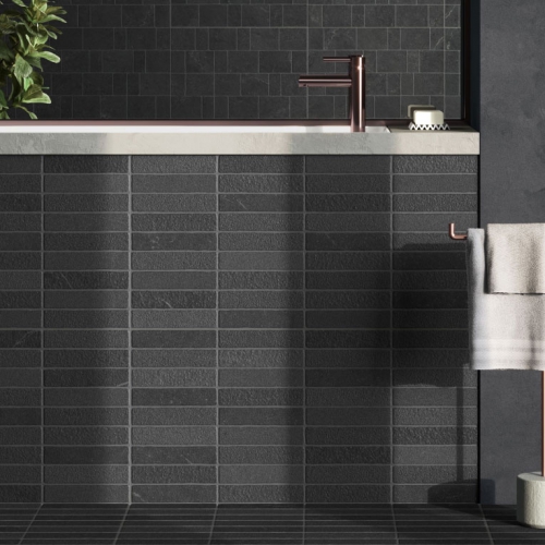 諾沃克拼接石紋磚-岩黑地鐵