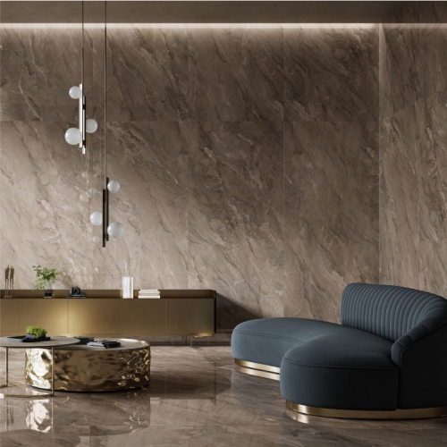 伊澤爾大理石薄板磚-摩卡棕-柔拋