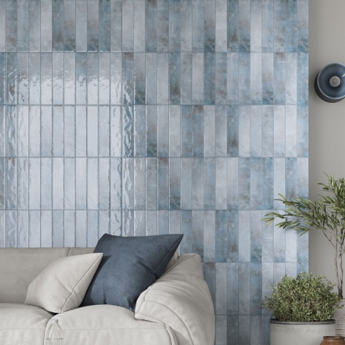 艾希特窯變地鐵磚-冰滴藍