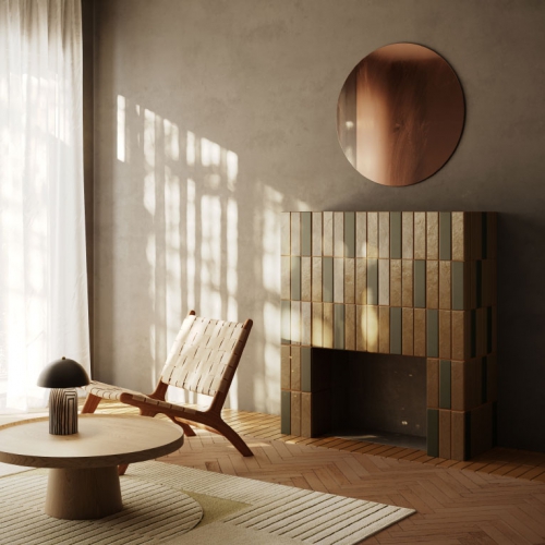 貝斯科地鐵磚-夜幕綠