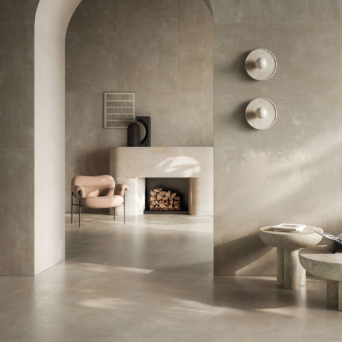 諾丁漢清水模磁磚-粉光米