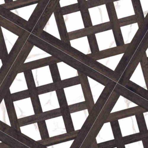 奧薩洛拼接木紋磚-黑胡桃