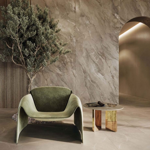 伊澤爾大理石薄板磚-摩卡棕-半拋