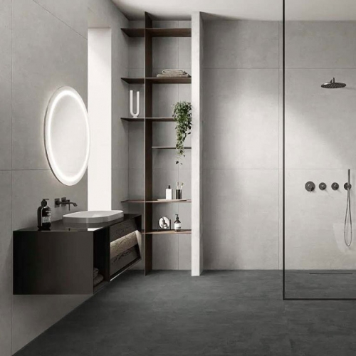 漢諾瓦清水模磁磚-清水白