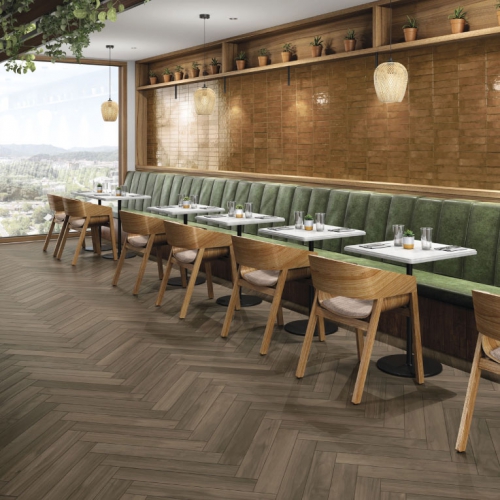 諾加爾木紋磚-深胡桃