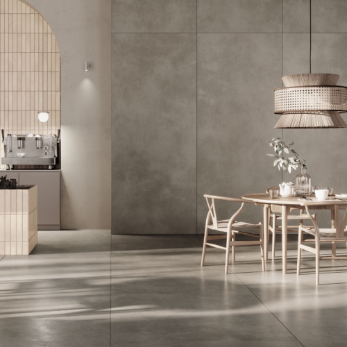 聖塔菲清水模磁磚-碳焙棕