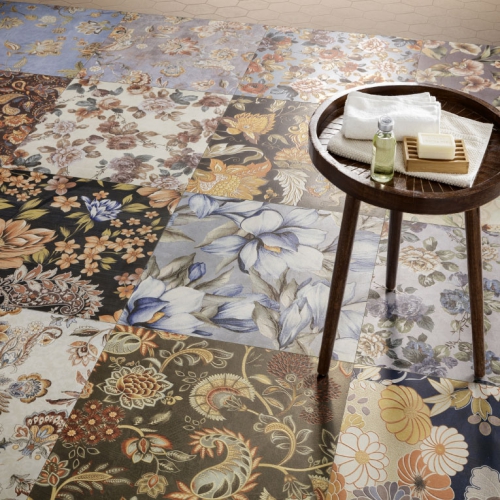 帕爾馬彩繪拼布花磚