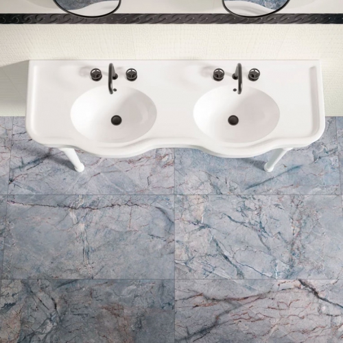 莫內藍大理石磁磚-亮面