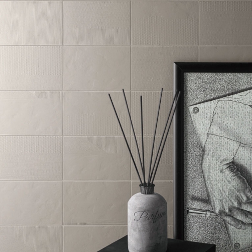 特里爾壓紋花磚-星際灰