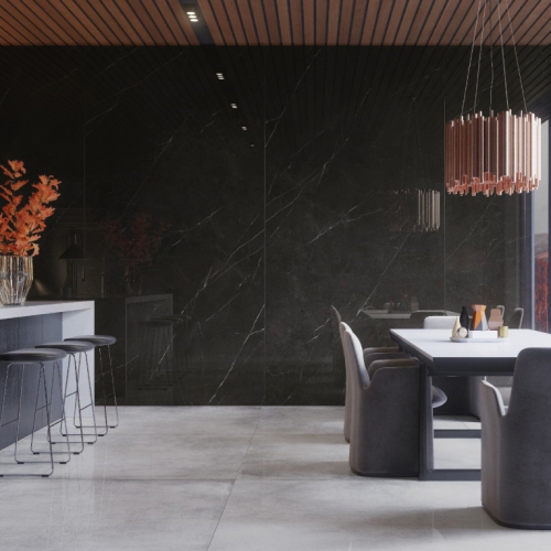 希爾登大理石磁磚-帝璽黑-亮面